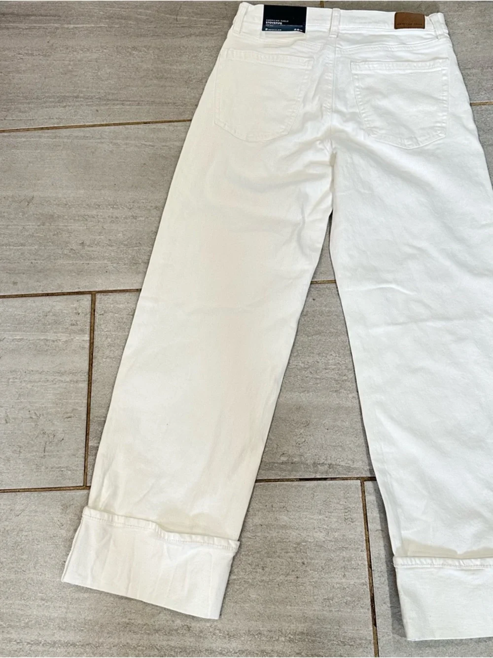 american eagle Stretch High-Waisted Stovepipe Jean size 000 - Picture 4 of 15